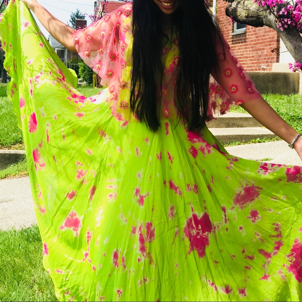 Beautiful green dress